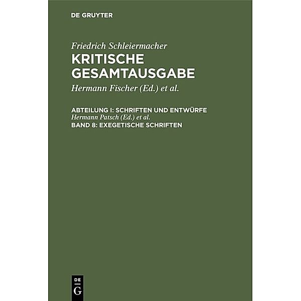 Exegetische Schriften