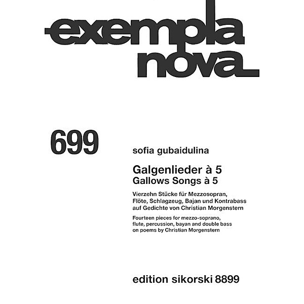 exempla nova / Galgenlieder à 5