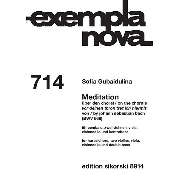 exempla nova / Meditation