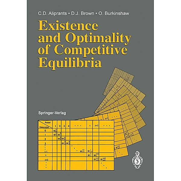 Existence and Optimality of Competitive Equilibria, Charalambos D. Aliprantis, Donald J. Brown, Owen Burkinshaw