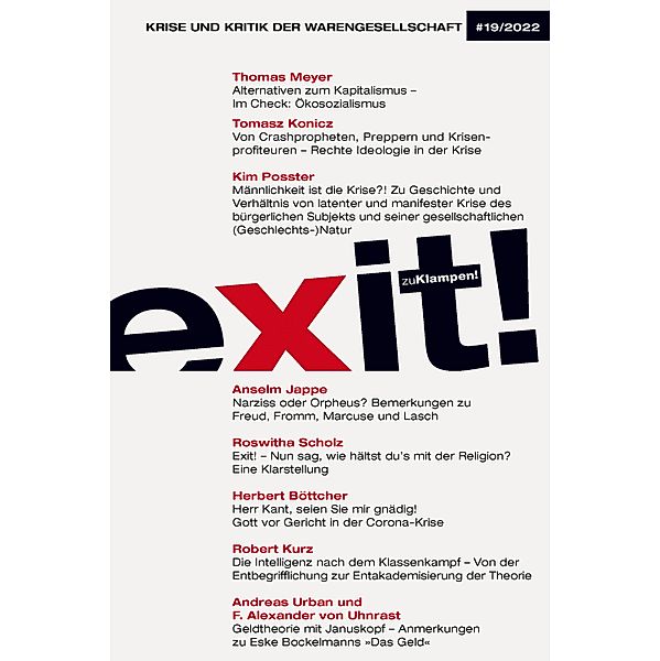 exit! Krise und Kritik der Warengesellschaft