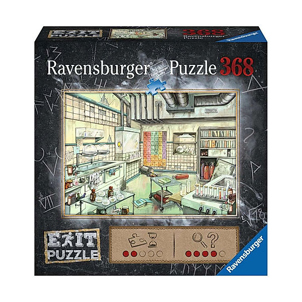 Ravensburger Verlag Exit-Puzzle DAS LABOR 368-teilig