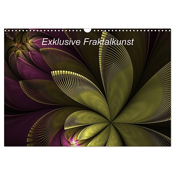 Exklusive Fraktalkunst / AT-Version (Wandkalender 2024 DIN A3 quer), CALVENDO Monatskalender, gabiw Art