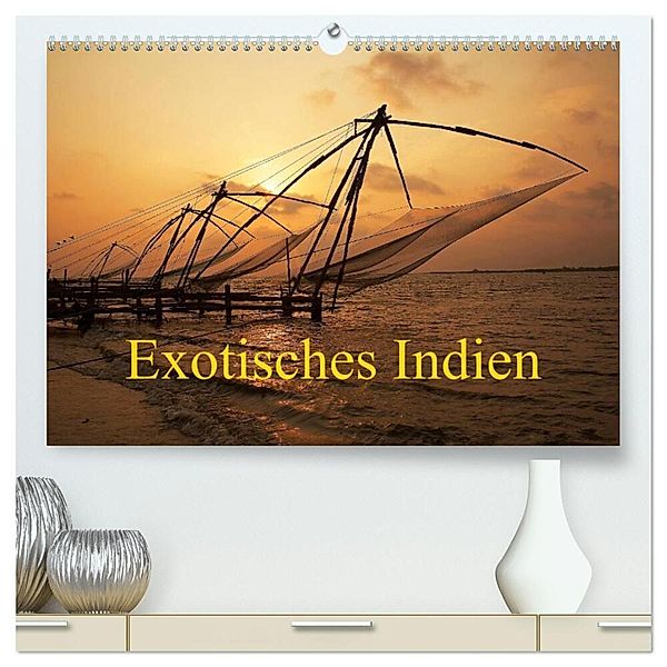 Exotisches Indien (hochwertiger Premium Wandkalender 2024 DIN A2 quer), Kunstdruck in Hochglanz, Martin Rauchenwald