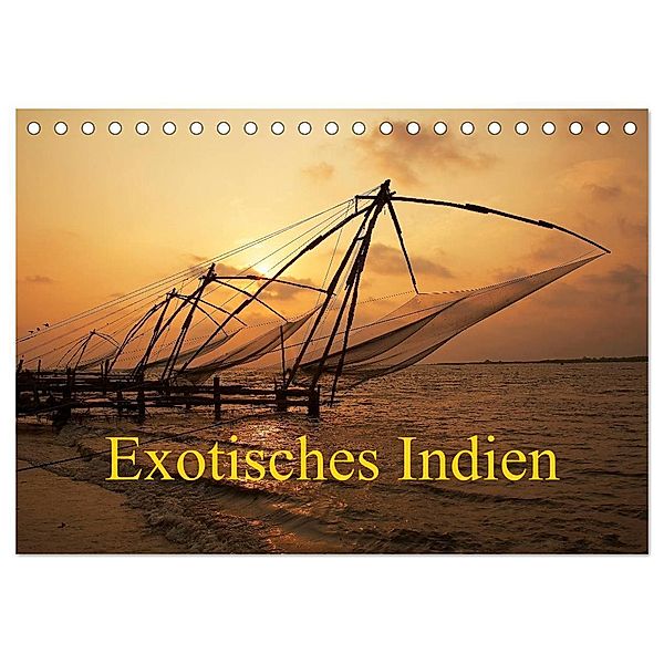 Exotisches Indien (Tischkalender 2025 DIN A5 quer), CALVENDO Monatskalender, Calvendo, Martin Rauchenwald