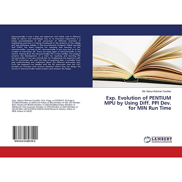 Exp. Evolution of PENTIUM MPU by Using Diff. PPI Dev. for MIN Run Time, Md. Mainur Rahman Tarafder