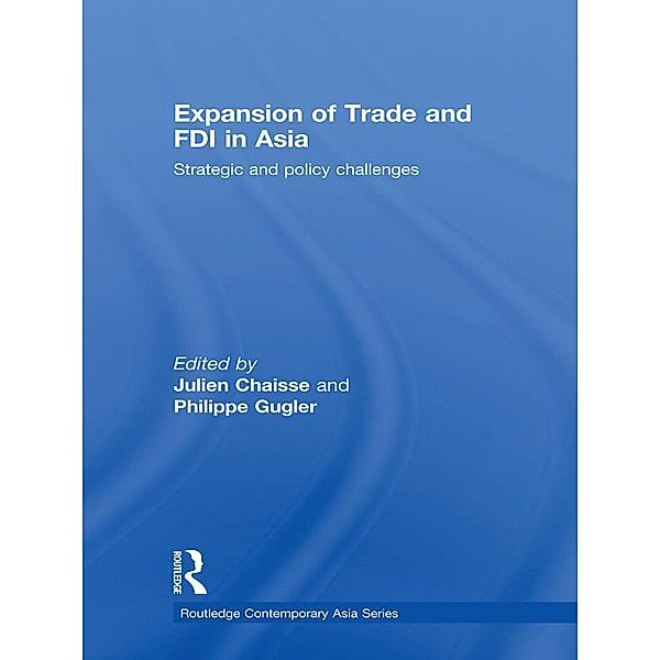 Expansion of Trade and FDI in Asia