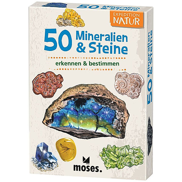 moses Verlag Expedition Natur 50 Mineralien & Steine