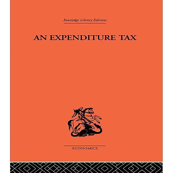 Expenditure Tax, Nicholas Kaldor