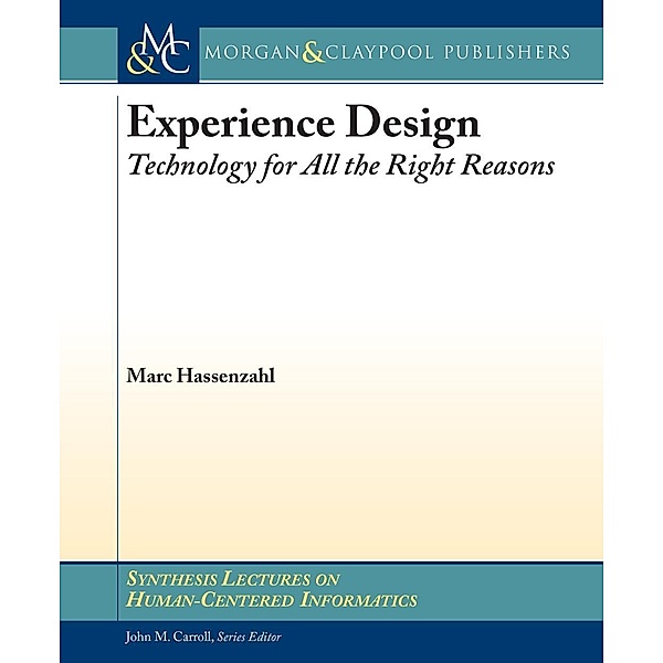 Experience Design / Morgan & Claypool Publishers, Marc Hassenzahl