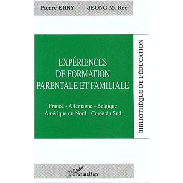 Experiences de formation parentale et fa / Hors-collection, Erny