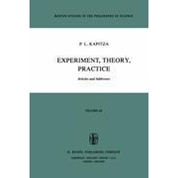 Experiment, Theory, Practice, P. L. Kapitza