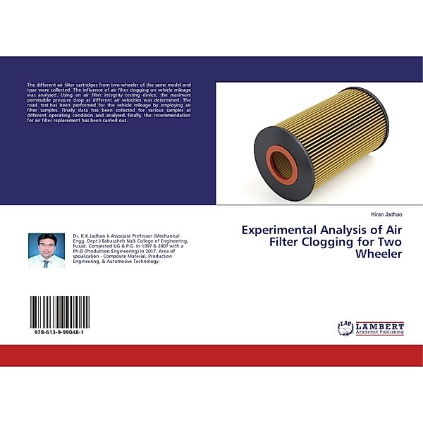 Experimental Analysis of Air Filter Clogging for Two Wheeler, Kiran Jadhao