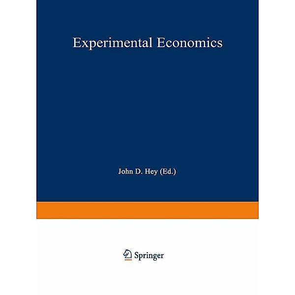 Experimental Economics / Studies in Empirical Economics