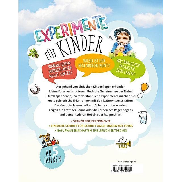 Experimente für Kinder Buch bei Weltbild.ch online bestellen