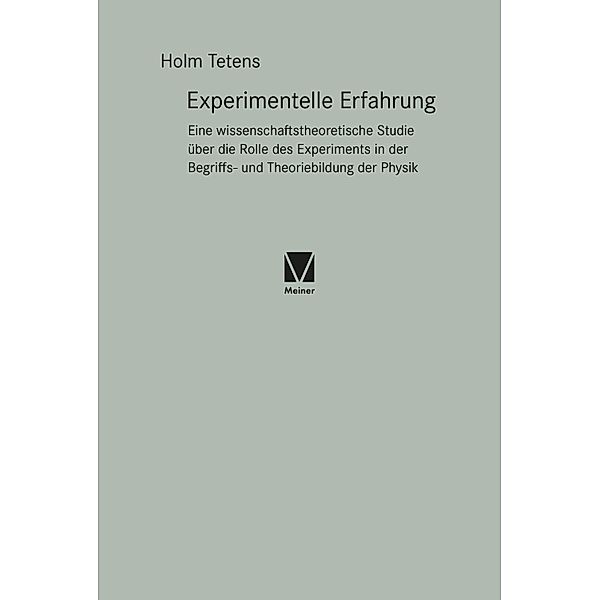 Experimentelle Erfahrung / Paradeigmata Bd.8, Holm Tetens