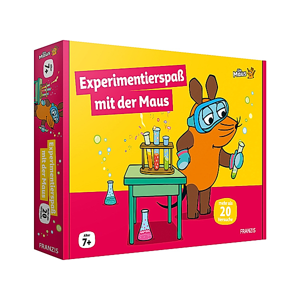 Franzis Verlag Experimentierkasten DIE MAUS - EXPERIMENTIERSPAß MIT DER MAUS