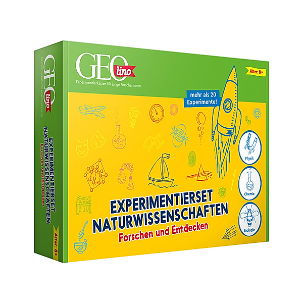 Franzis Verlag Experimentierset GEOLINO - NATURWISSENSCHAFTEN