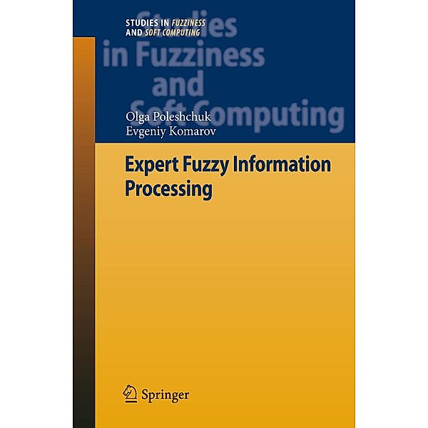 Expert Fuzzy Information Processing / Studies in Fuzziness and Soft Computing Bd.268, Olga Poleshchuk, Evgeniy Komarov