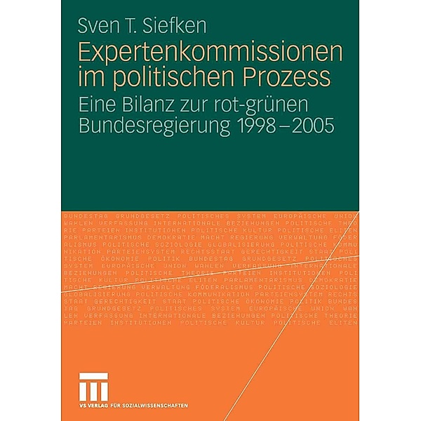 Expertenkommissionen im politischen Prozess, Sven T. Siefken