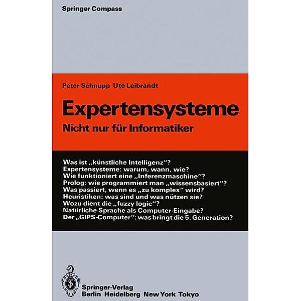 Expertensysteme, Peter Schnupp, Ute Leibrandt