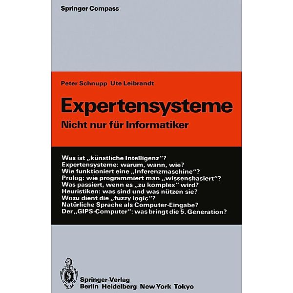 Expertensysteme / Springer Compass, Peter Schnupp, Ute Leibrandt