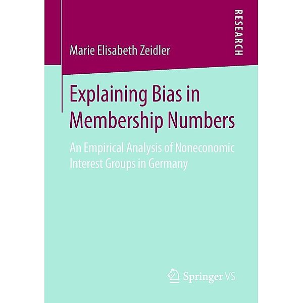 Explaining Bias in Membership Numbers, Marie Elisabeth Zeidler