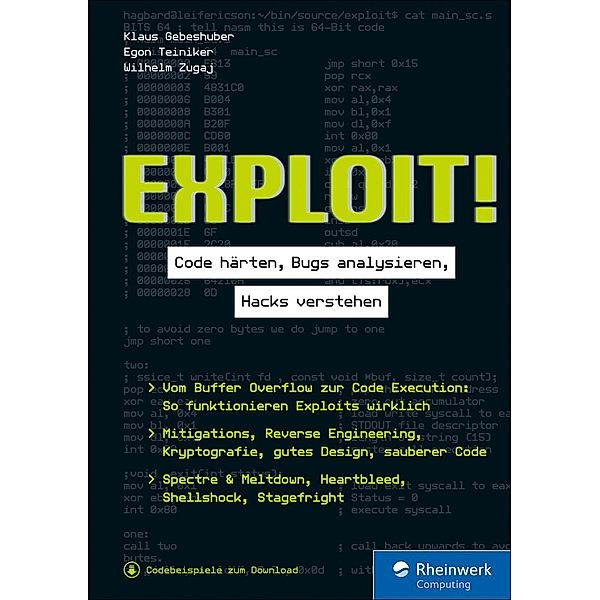 Exploit! / Rheinwerk Computing, Klaus Gebeshuber, Egon Teiniker, Wilhelm Zugaj