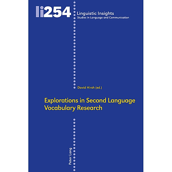 Explorations in Second Language Vocabulary Research, David Hirsh
