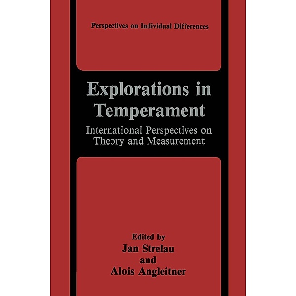 Explorations in Temperament / Perspectives on Individual Differences