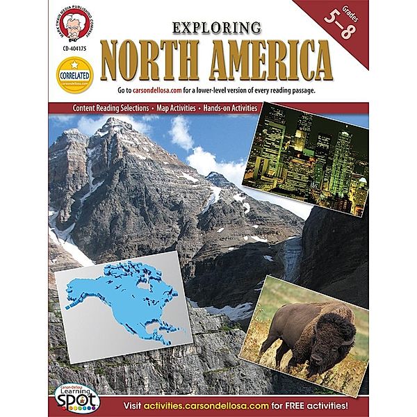 Exploring North America, Grades 5 - 8 / Continents of the World, Michael Kramme