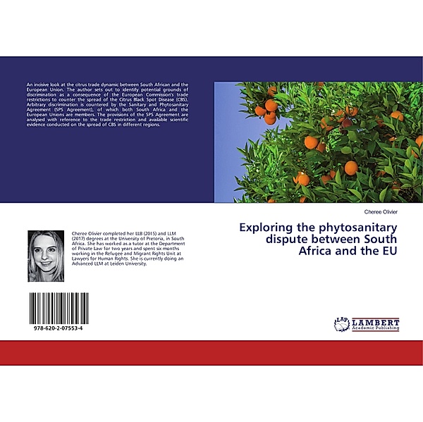 Exploring the phytosanitary dispute between South Africa and the EU, Cheree Olivier