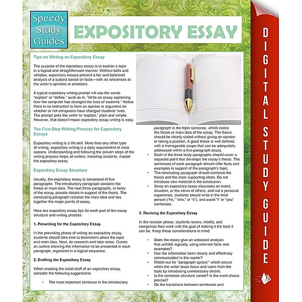 Expository Essay (Speedy Study Guides) / Dot EDU, Speedy Publishing
