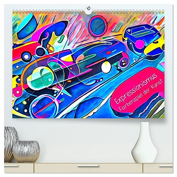 Expressionismus - Farbenspiel der Kunst (hochwertiger Premium Wandkalender 2024 DIN A2 quer), Kunstdruck in Hochglanz, Marion Meyer - Stimmungsbilder1