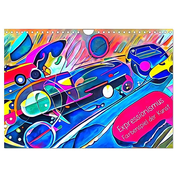 Expressionismus - Farbenspiel der Kunst (Wandkalender 2024 DIN A4 quer), CALVENDO Monatskalender, Marion Meyer - Stimmungsbilder1
