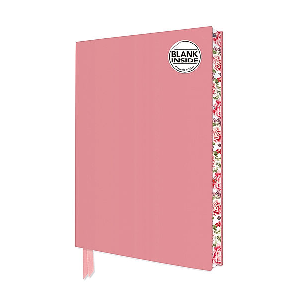 Exquisit Notizbuch ohne Linien DIN A5: Farbe Babyrosa, Flame Tree Publishing