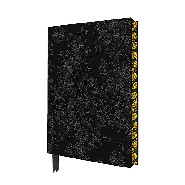 Exquisit Premium Notizbuch DIN A5: Uematsu Hobi, Box mit Chrysanthemen verziert, Flame Tree Publishing