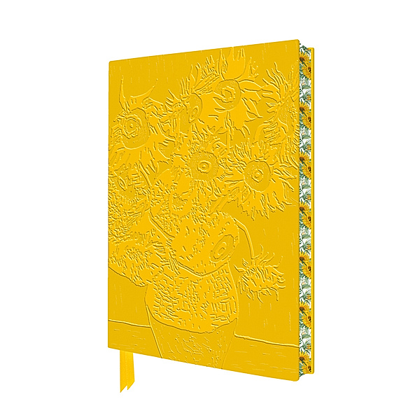 Exquisit Premium Notizbuch DIN A5: Vincent van Gogh, Sonnenblumen, Flame Tree Publishing