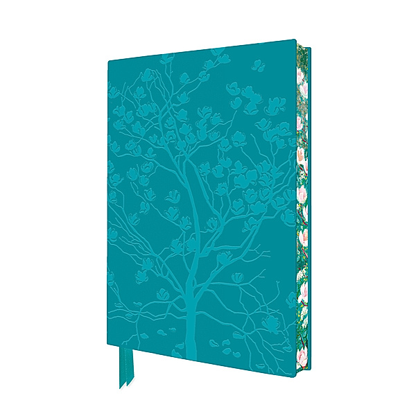 Exquisit Premium Notizbuch DIN A5: Wilhelm List, Magnolienbaum, Flame Tree Publishing