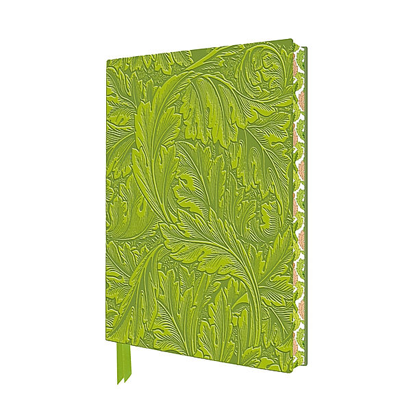 Exquisit Premium Notizbuch DIN A5: William Morris, Akanthus, Flame Tree Publishing