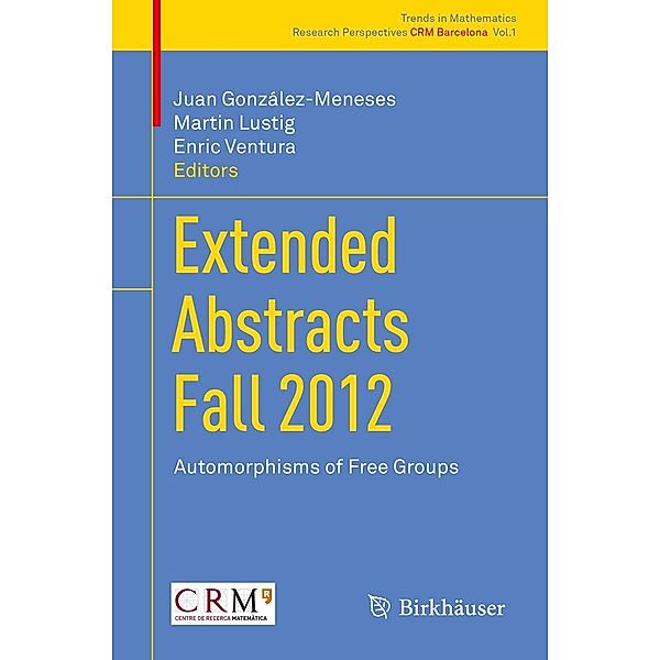 Extended Abstracts Fall 2012 / Trends in Mathematics Bd.1