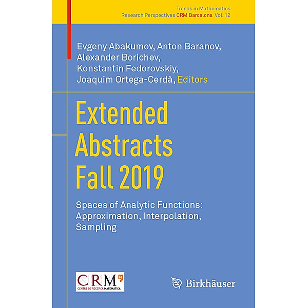 Extended Abstracts Fall 2019