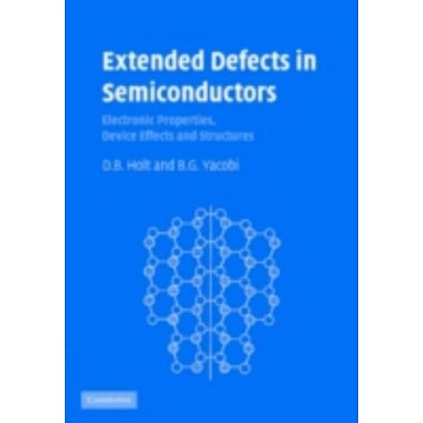 Extended Defects in Semiconductors, D. B. Holt