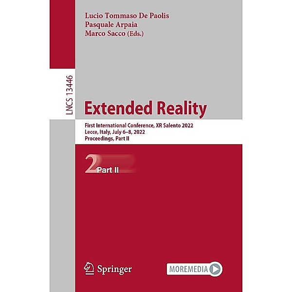 Extended Reality / Lecture Notes in Computer Science Bd.13446
