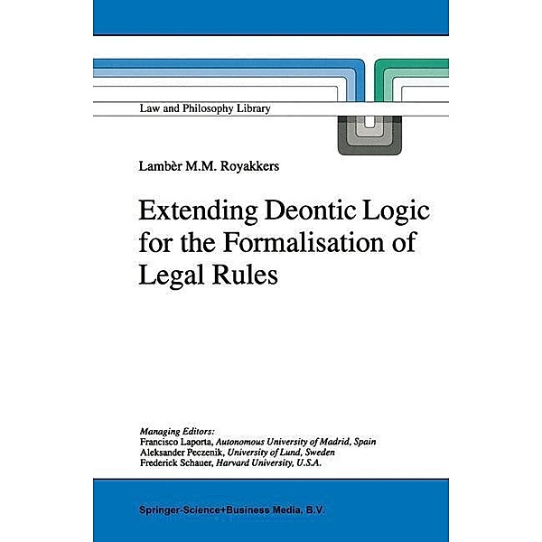 Extending Deontic Logic for the Formalisation of Legal Rules, L. L. Royakkers