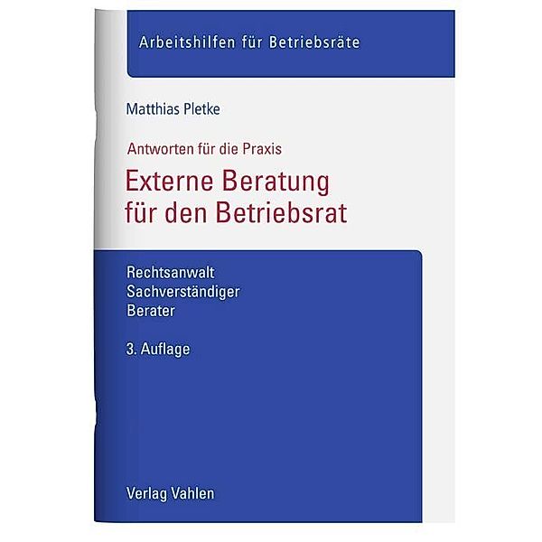 Externe Beratung für den Betriebsrat, Matthias Pletke