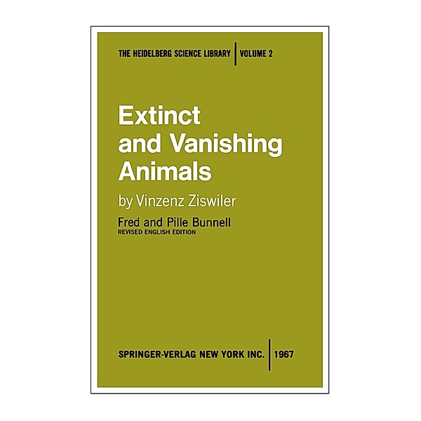 Extinct and Vanishing Animals, Vinzenz Ziswiler