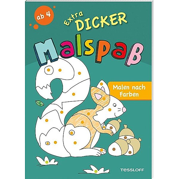 Extradicker Malspaß. Malen nach Farben