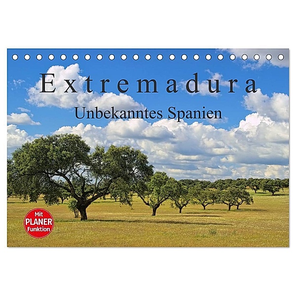 Extremadura - Unbekanntes Spanien (Tischkalender 2024 DIN A5 quer), CALVENDO Monatskalender, LianeM