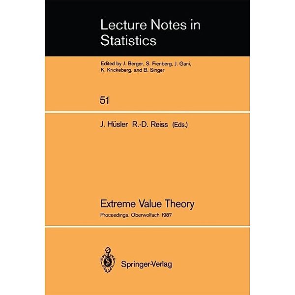 Extreme Value Theory / Lecture Notes in Statistics Bd.51